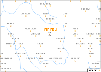 map of Yinyaw