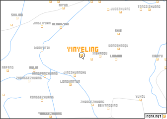 map of Yinyeling