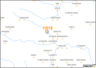 map of Yinye