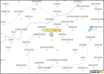 map of Yinzhang
