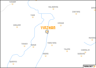 map of Yinzhan