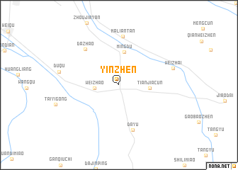 map of Yinzhen