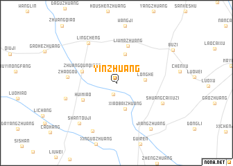 map of Yinzhuang