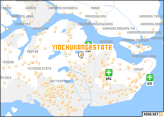 map of Yio Chu Kang Estate