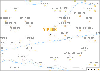 map of Yıprak