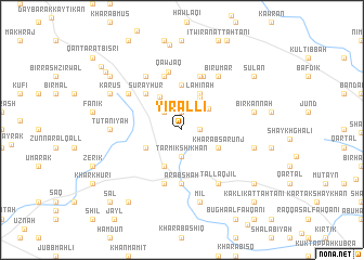 map of Yīrāllī