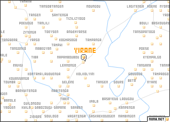 map of Yirané