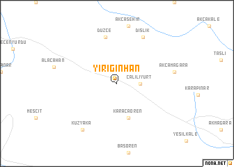map of Yırığınhan