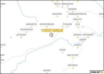 map of Yirinyamun