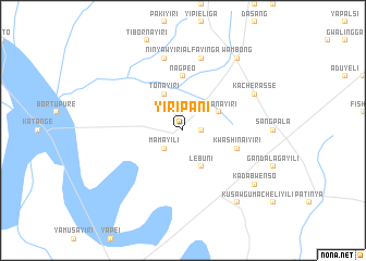 map of Yiripani