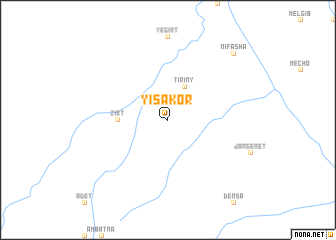 map of Yisakor