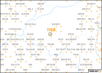 map of Yisa