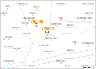 map of Yishan