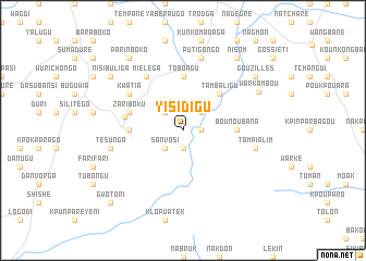 map of Yisidigu