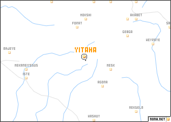 map of Yitʼaha