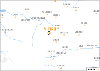 map of Yitiao