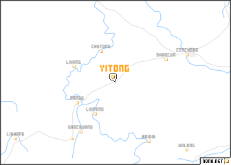 map of Yitong