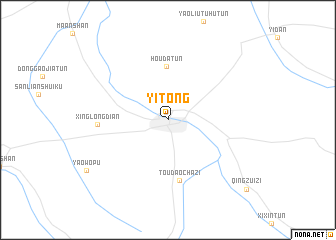 map of Yitong