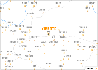 map of Yiventa