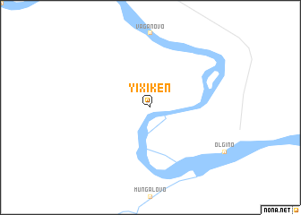 map of Yixiken