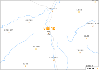 map of Yixing