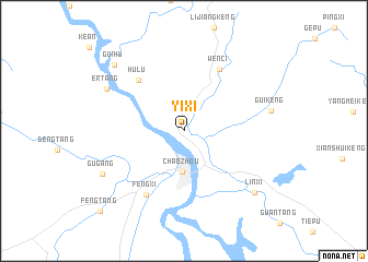 map of Yixi