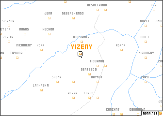 map of Yizeny