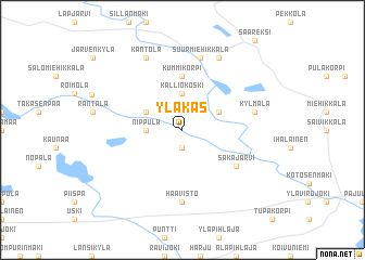 map of Yläkäs