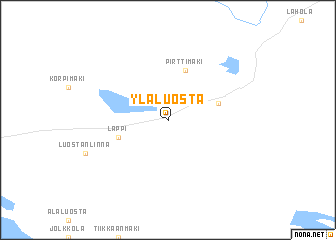 map of Yläluosta