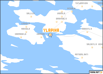 map of Yläpiha
