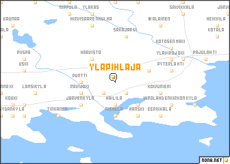 map of Ylä-Pihlaja