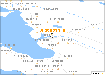 map of Yläsiirtola