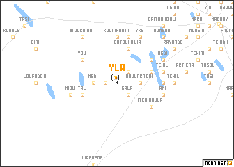 map of Yla