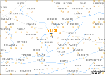 map of Yliai