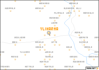 map of Ylihärmä