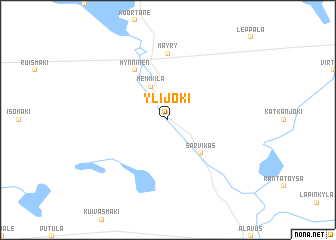 map of Ylijoki