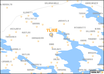 map of Ylike