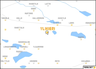 map of Ylikieri