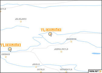 map of Ylikiiminki