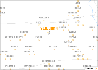 map of Yliluoma