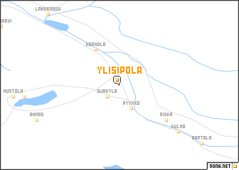 map of Yli Sipola