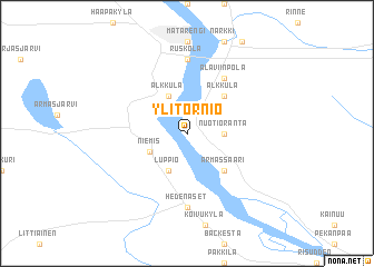 map of Ylitornio