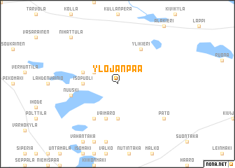 map of Ylöjänpää