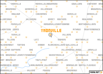 map of Ymonville