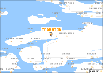 map of Yndestad