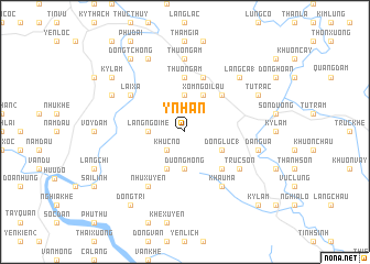 map of Y Nhân