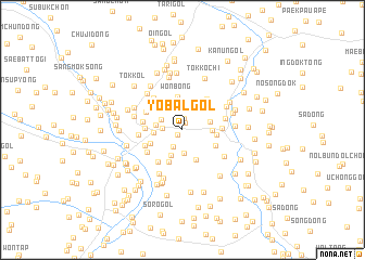 map of Yŏbal-gol