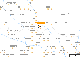 map of Yoban