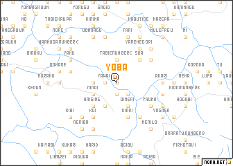 map of Yoba