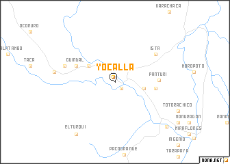 map of Yocalla